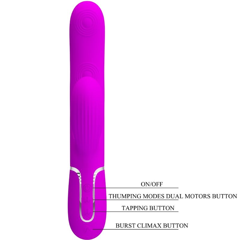 Vibromasseur Point G Perlita 3 en 1 Multifonction - Pretty Love