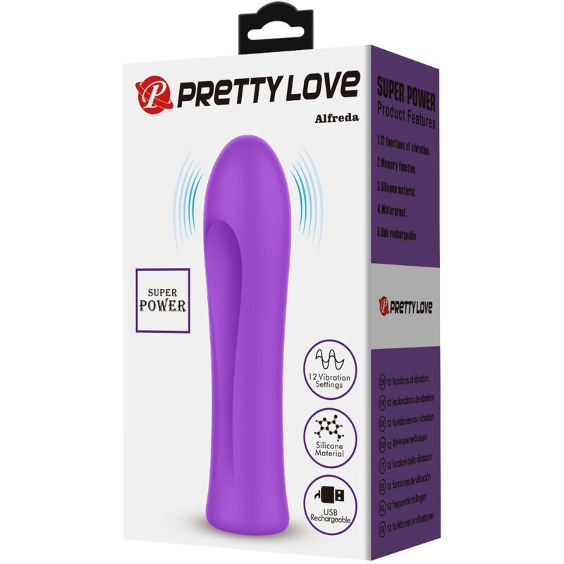 Vibromasseur Puissant Alfreda - Pretty Love