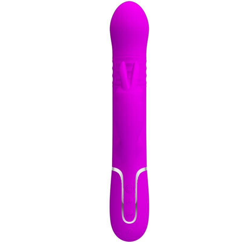 Vibromasseur Rabbit Coale Perles Rotatives Triple Stimulation - Pretty Love
