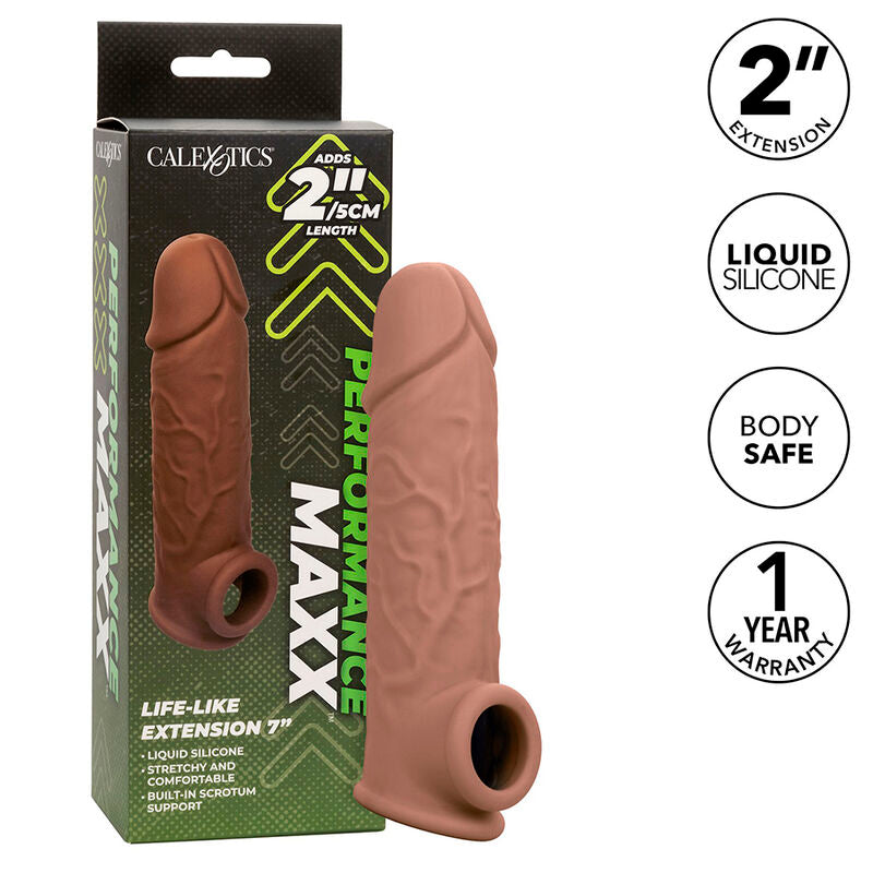 Extension Pénis Performance Maxx Life-Like 18 cm Ultra-Réaliste - CalExotics