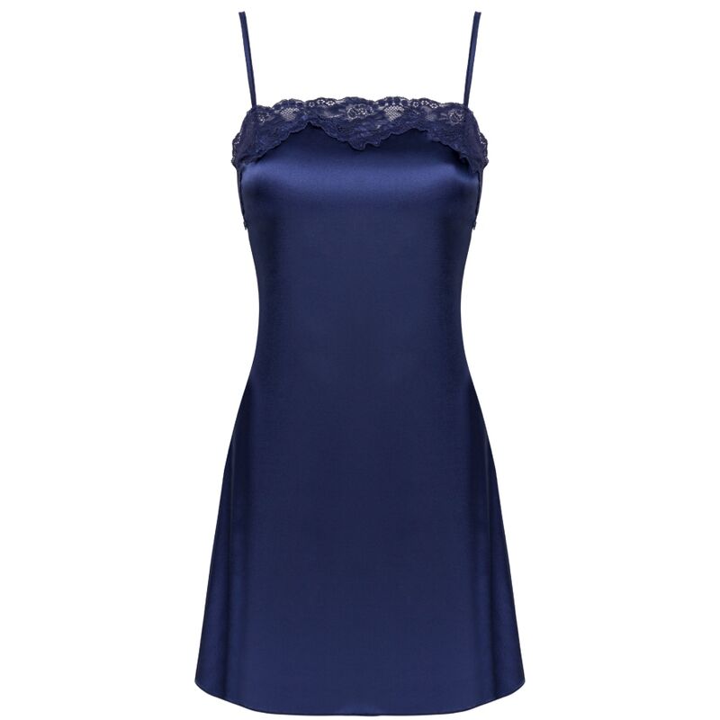 Ensemble Peignoir Nuisette et String Jacqueline Satin Dentelle - Livco Corsetti