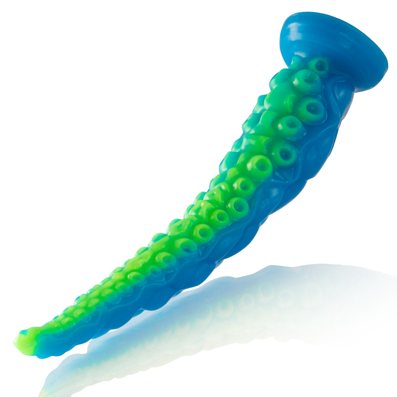 Gode Tentacule Fluorescent Scylla Silicone Mince 2 Tailles - Epic Cybersilicock