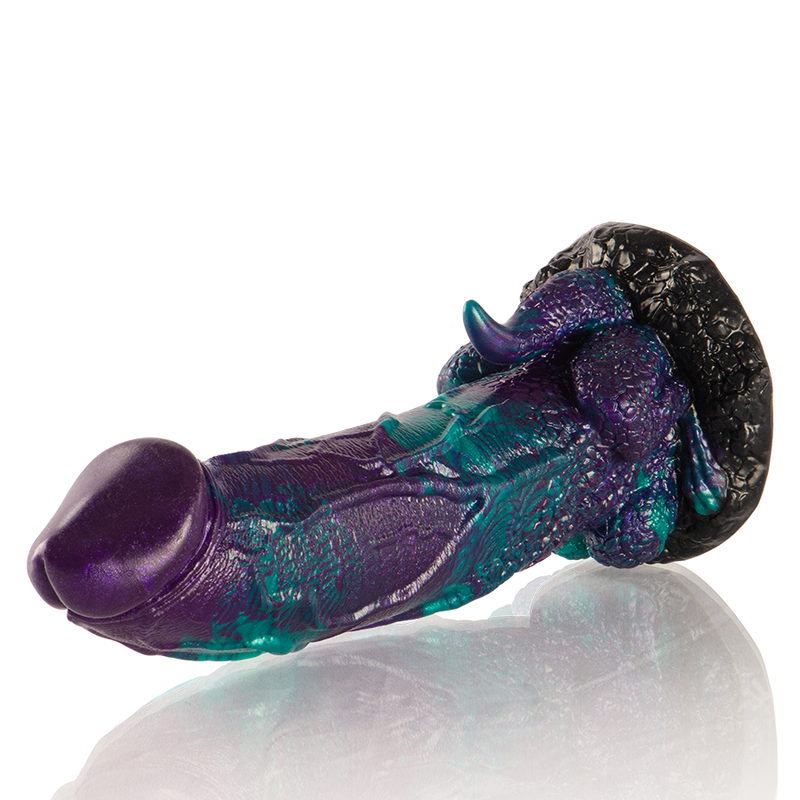 Gode Dragon Basilisk Silicone Écailleux 2 Tailles - Epic Cybersilicock