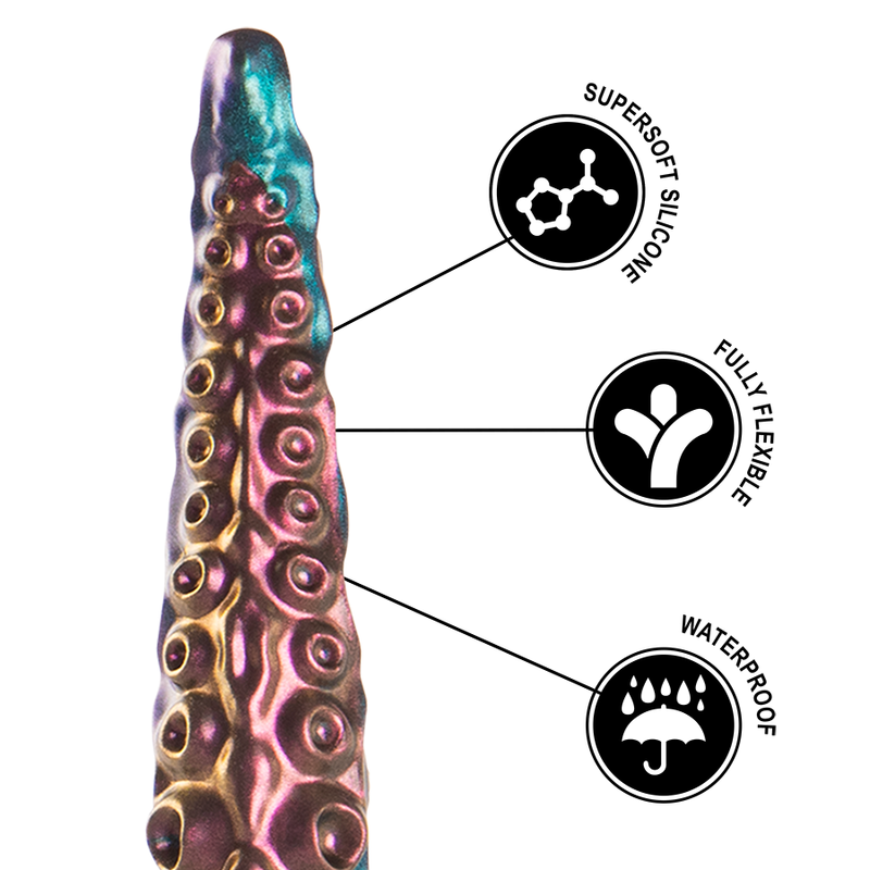 Gode Tentacule Charybde Silicone Progressif 2 Tailles - Epic Cybersilicock