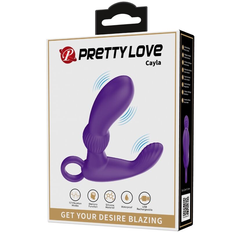 Vibromasseur Anal Cayla Silicone - Pretty Love