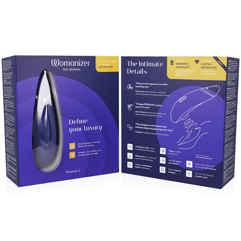Stimulateur Clitoridien Premium 2 - Technologie Pleasure Air - Womanizer