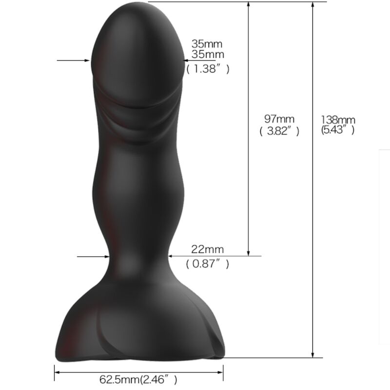 Set Vibromasseur Rose et Plug Anal Vibrant Bloom - Télécommande - Armony