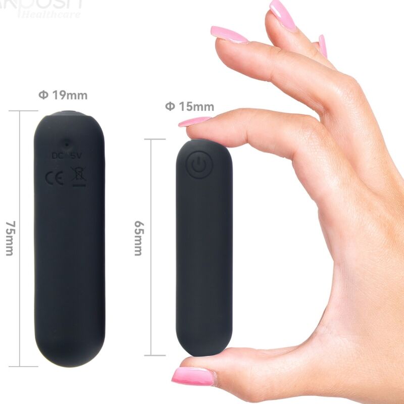 Vibromasseur Bullet Splash Haha - 10 Modes Silicone Étanche - Armony