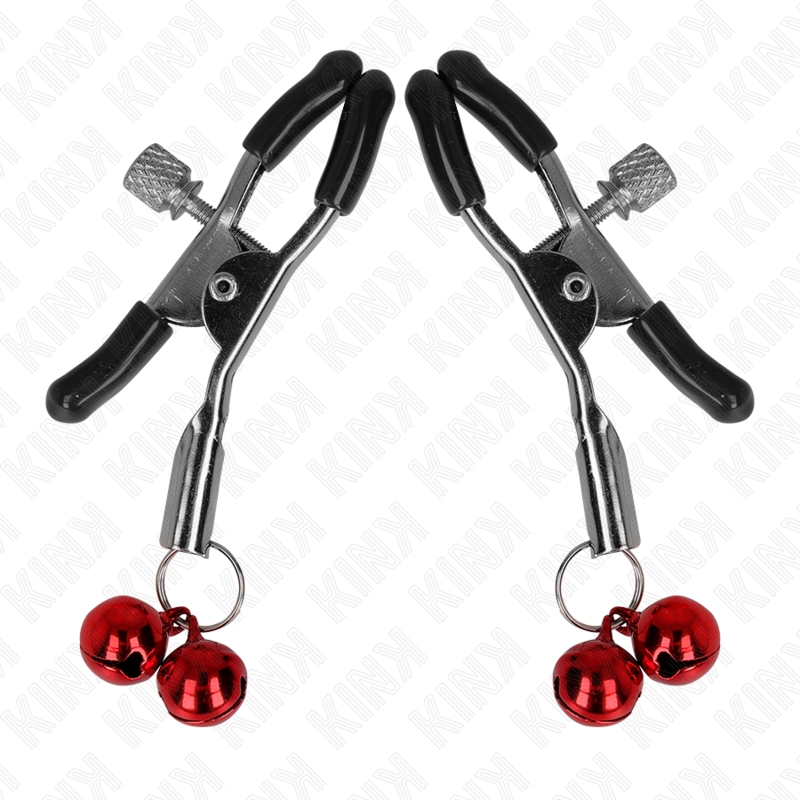 Pinces à Tétons Double Cloche 6 cm Pression Ajustable - Kink