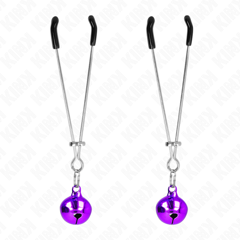 Pinces à Tétons Cloche Mince Embouts Silicone 7 cm - Kink