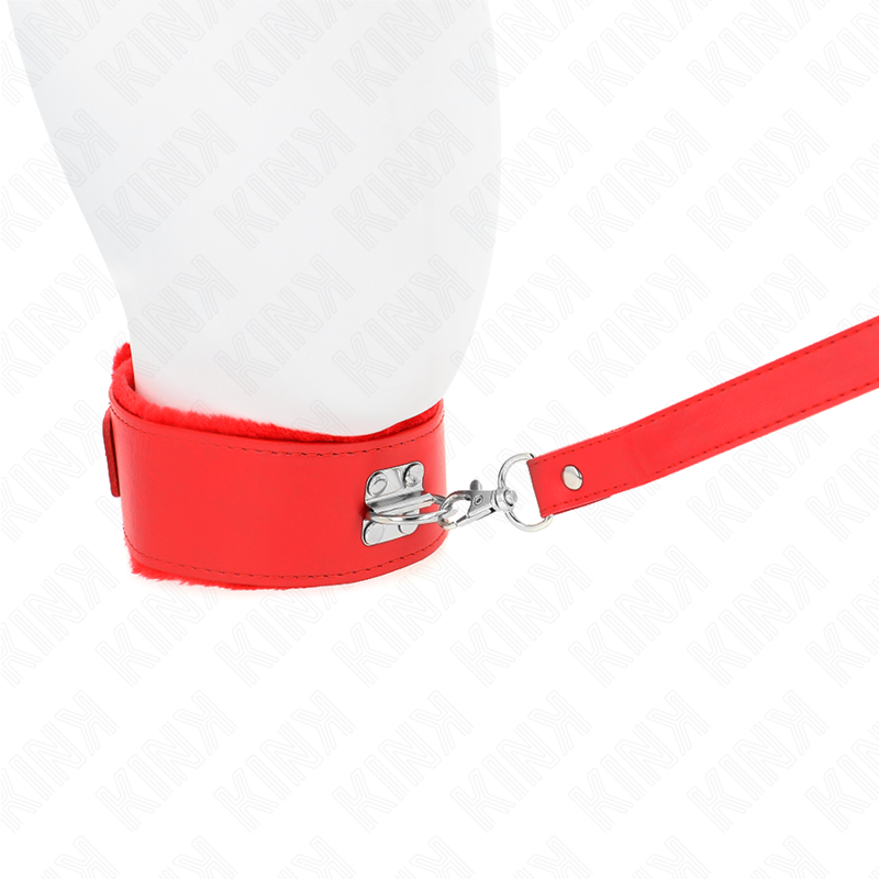 Collier BDSM avec Laisse Cuir 116 cm - Kink