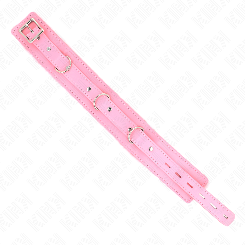 Collier BDSM avec Laisse Métallique 65 cm Réglable 36-42 cm - Kink