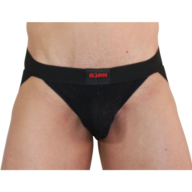 Jockstrap Brillant Échancré Effet Wet Look - Burn