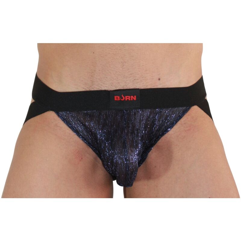 Jockstrap Homme Bleu Brillant Maintien Sexy 4 Tailles - Burn