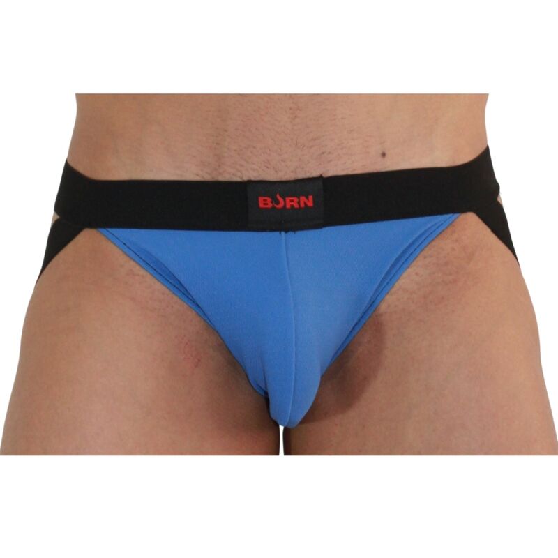 Jockstrap Homme Bicolore Maintien Confortable 4 Tailles - Burn