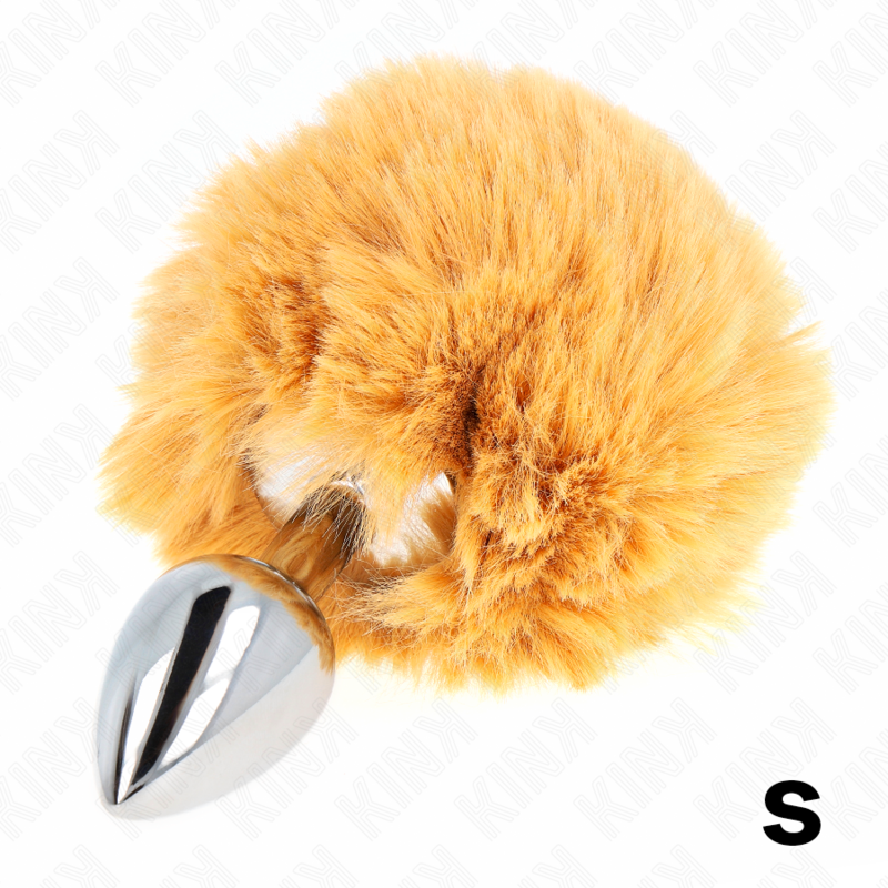 Plug Anal Métal avec Queue de Lapin en Fausse Fourrure - 2 Coloris - Kink