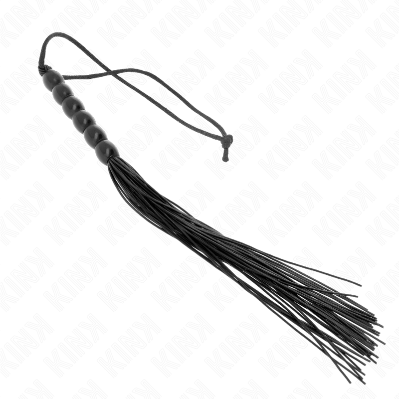 Martinet BDSM Silicone 6 Lanières Souple 26 cm - Kink Impact & Touch