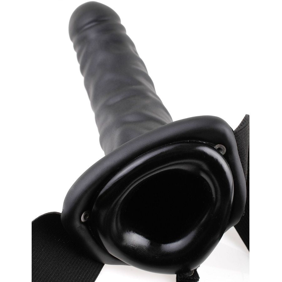 Gode Ceinture Creux Vibrant - Harnais Élastique Ajustable - Fetish Fantasy