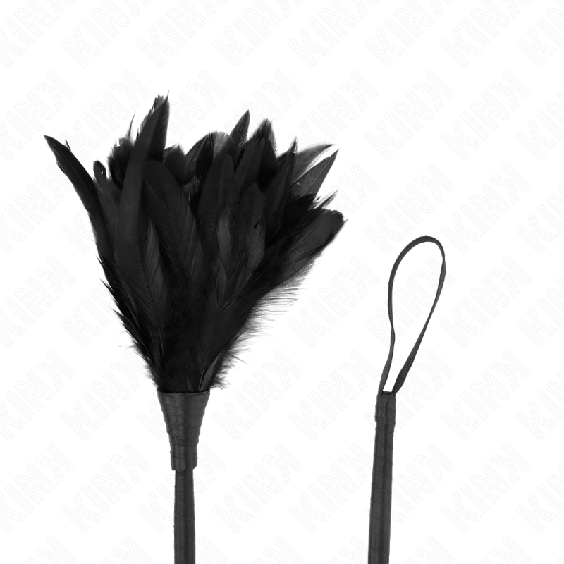Plumeau Érotique Forme de Corne Plumes Douces 36 cm - Kink