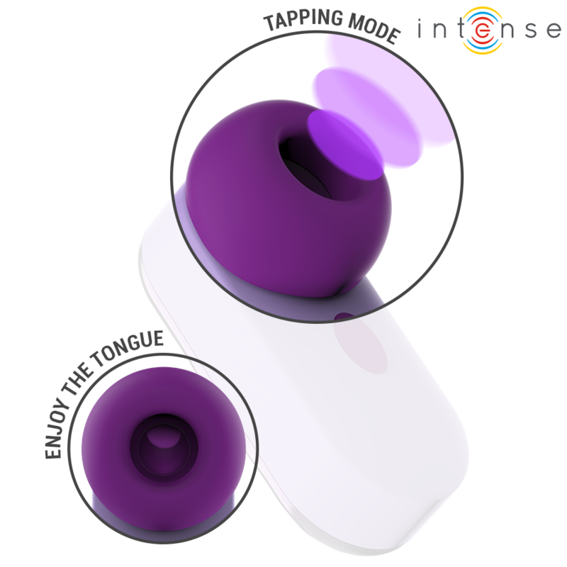 Stimulateur Clitoridien Sabrina - Tapotement Langue Rechargeable - Intense