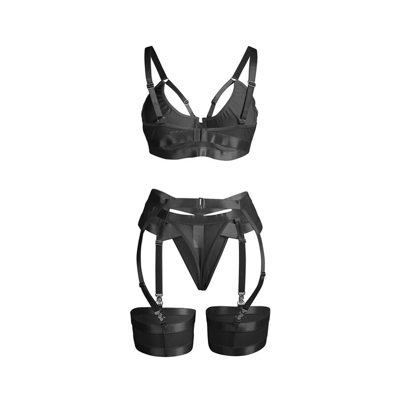 Ensemble Lingerie Bondage Soutien-Gorge et Porte-Jarretelles - Subblime