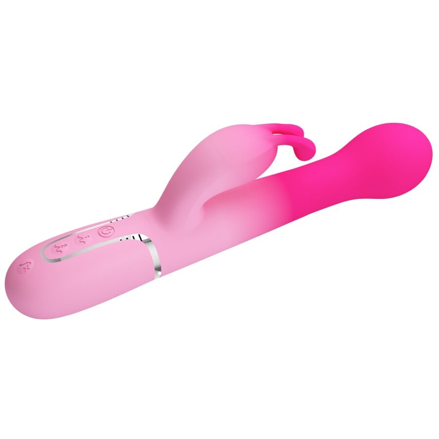Vibromasseur Rabbit Dejon 3 en 1 Va-et-Vient Perles Rotatives - Pretty Love