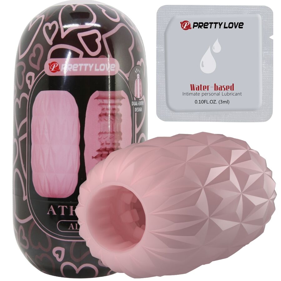 Masturbateur Oeuf Modèle 2 Gaine Nervurée Extensible - Pretty Love