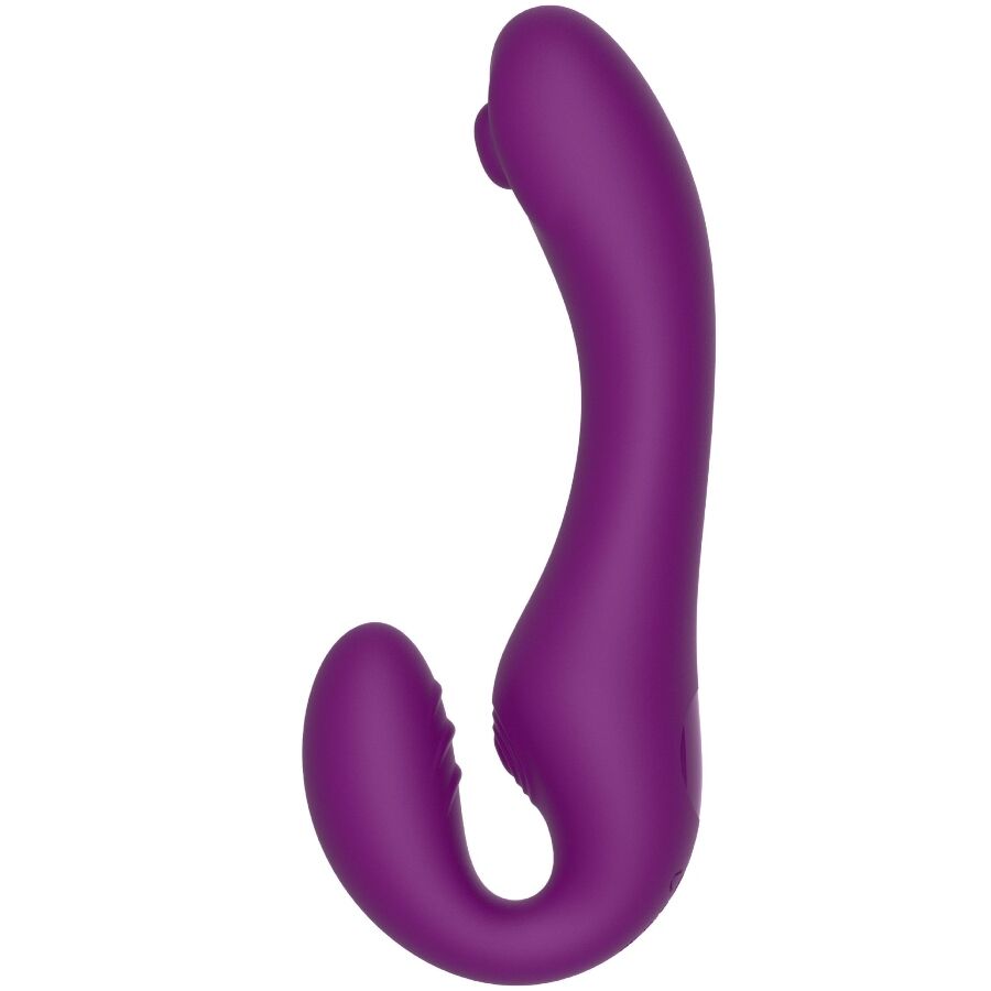 Gode Ceinture Strapless Vibrant 2-en-1 Télécommande 3 Moteurs - Xocoon