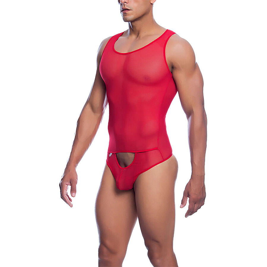 Body Transparent Bretelles Fines Échancré L/XL 3 Coloris - Mob