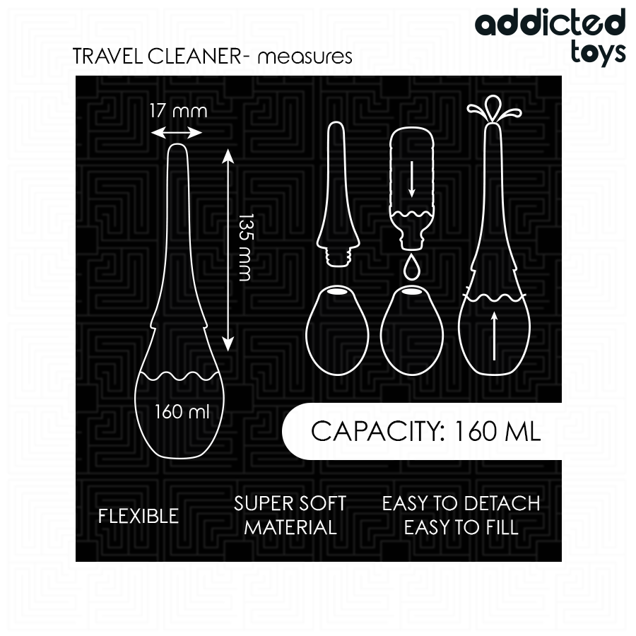 ADDICTED TOYS - NETTOYEUR DE VOYAGE MODÈLE 3