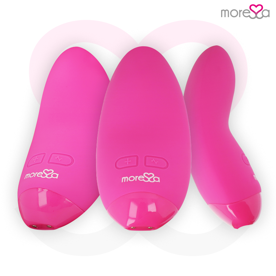 Mini Vibromasseur Blossom Courbé 6 Modes 3 Intensités USB - Moressa