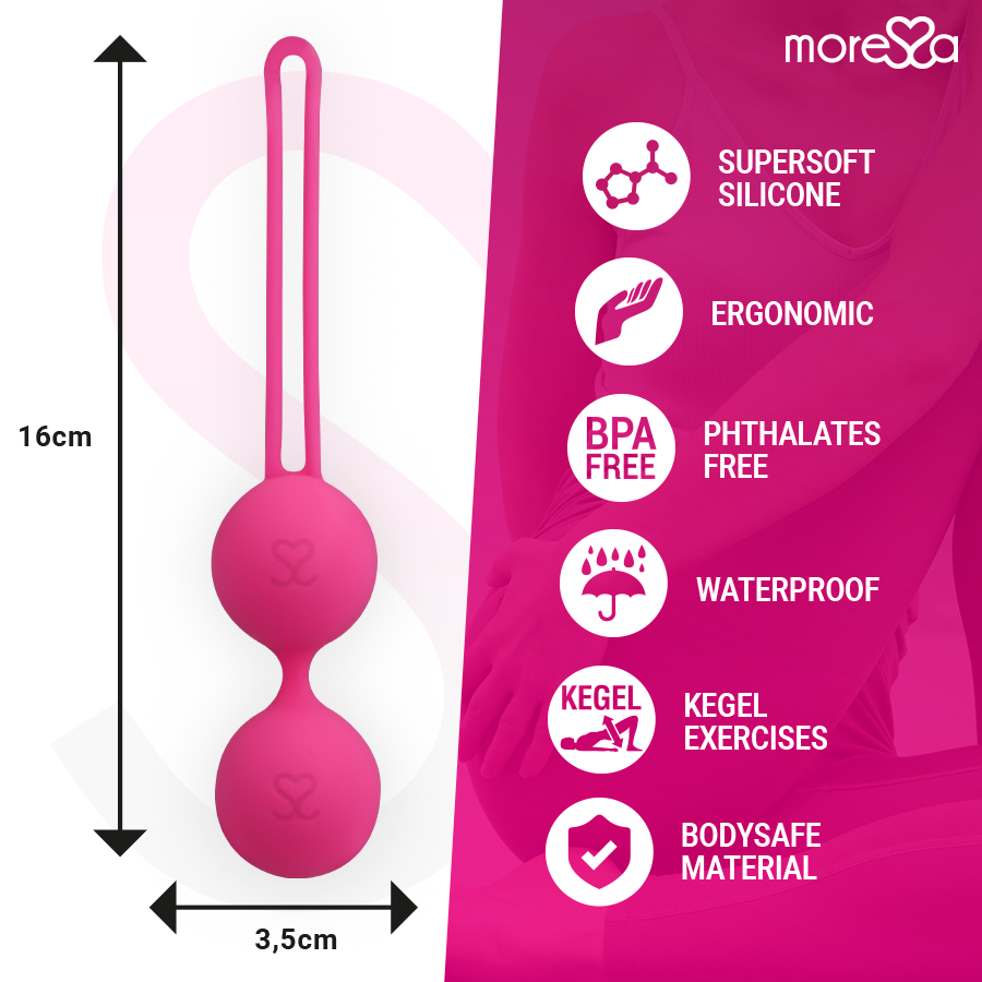 Boules de Geisha Osian Two Silicone Premium Double Bille - Moressa
