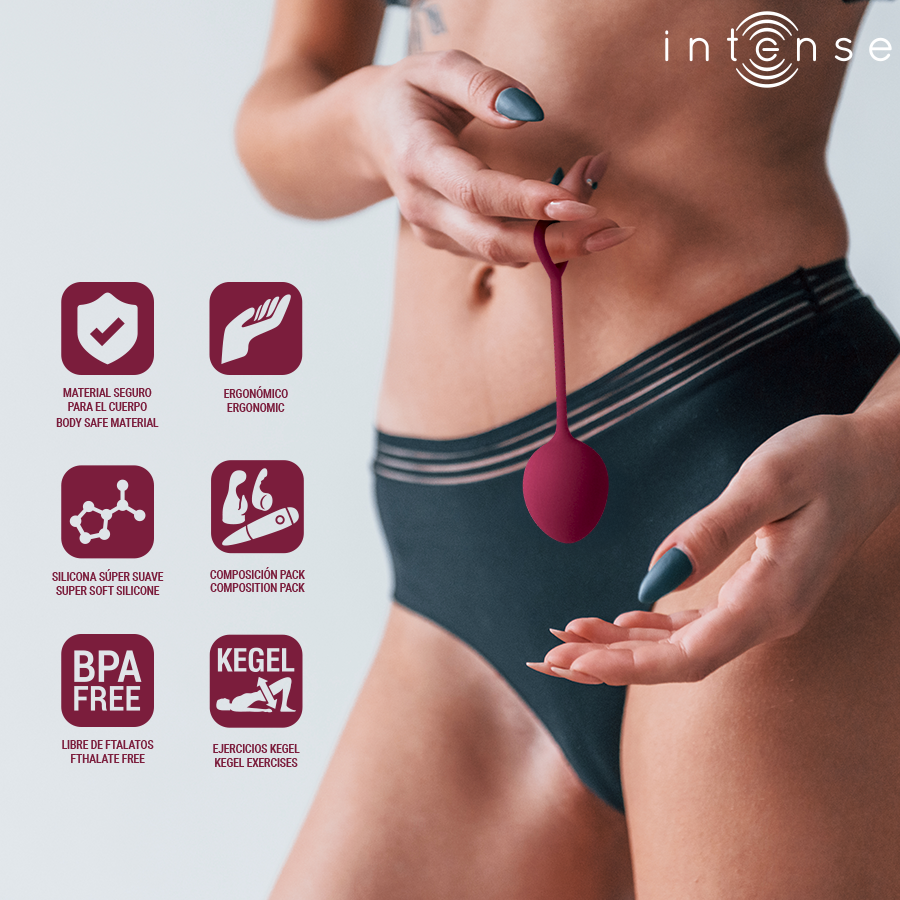 Kit 3 Boules de Geisha Charli Progressif Silicone Médical - Intense