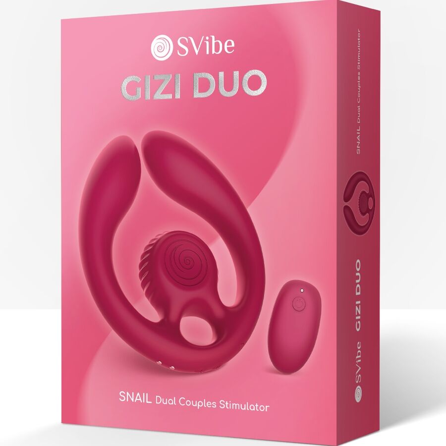 Vibromasseur Couple Gizi Duo Télécommande - Snail Vibe