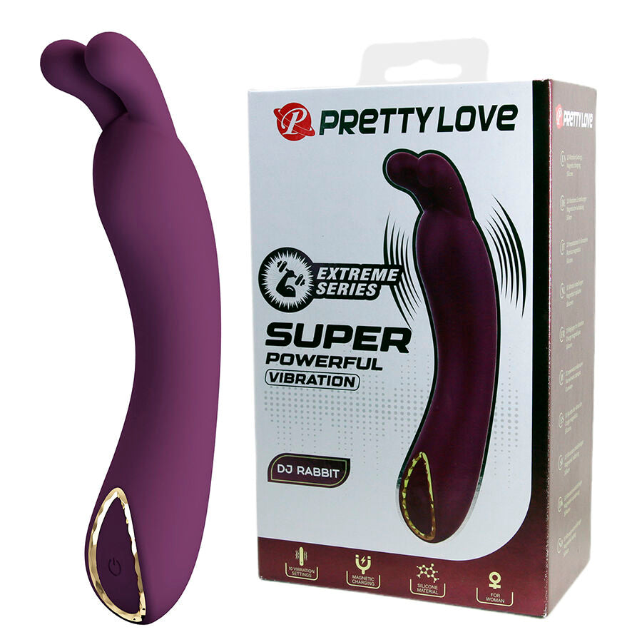Vibromasseur Point G Elegant Double Embout 10 Modes Rechargeable - Pretty Love