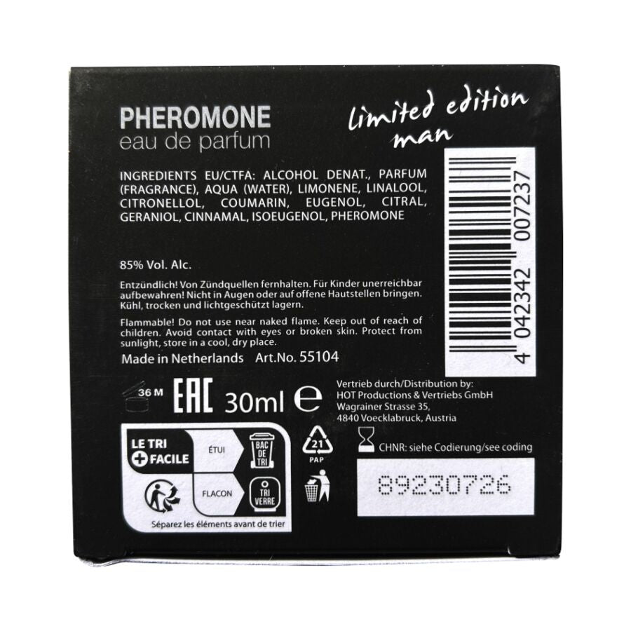 Parfum aux Phéromones Dubai Édition Limitée Homme 30 ml - Hot