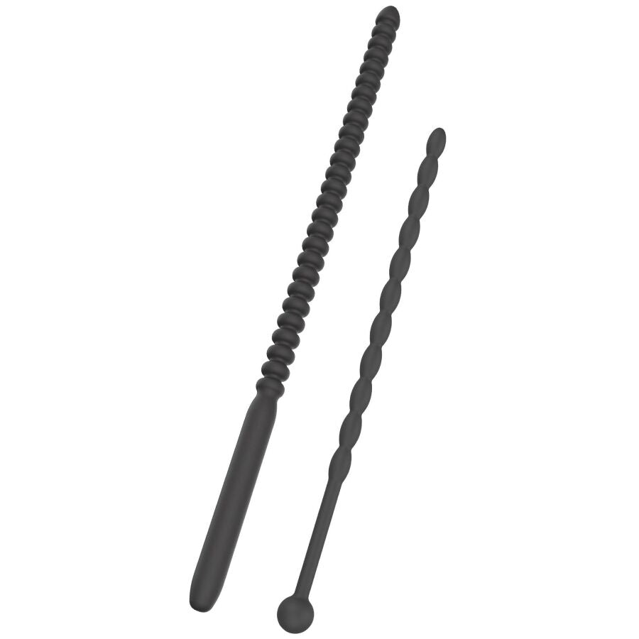 Plug Urétral Strié Extreme Advanced Lot de 2 Tailles - Hidden Desire