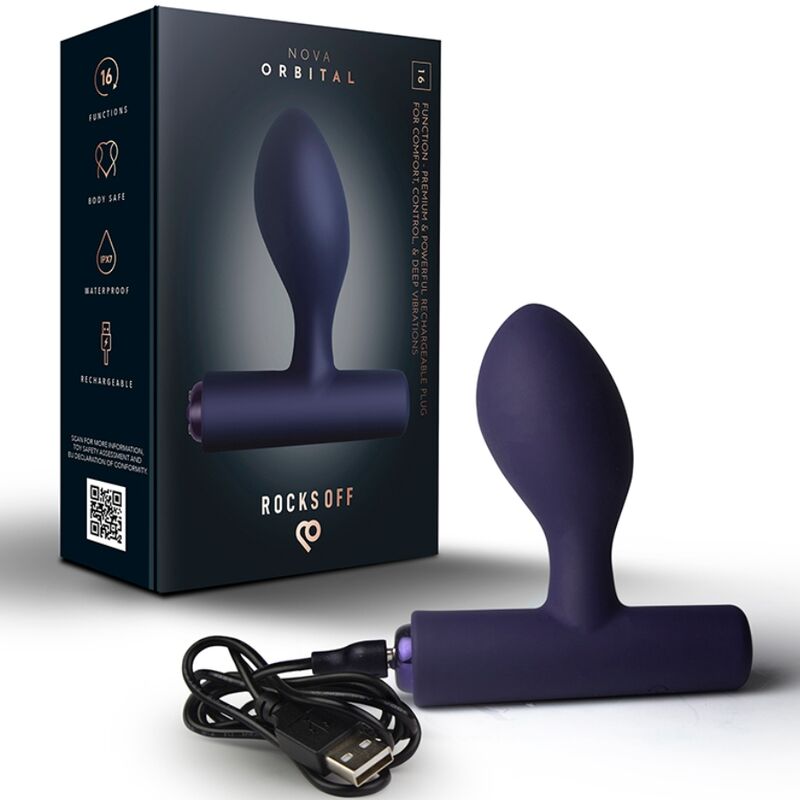 Vibromasseur Compact Mini Baguette Rechargeable 16 Modes Rose - Rocks-Off