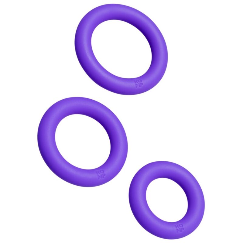Cockring Remix Trio Lot de 3 Anneaux Silicone Souples - ROMP