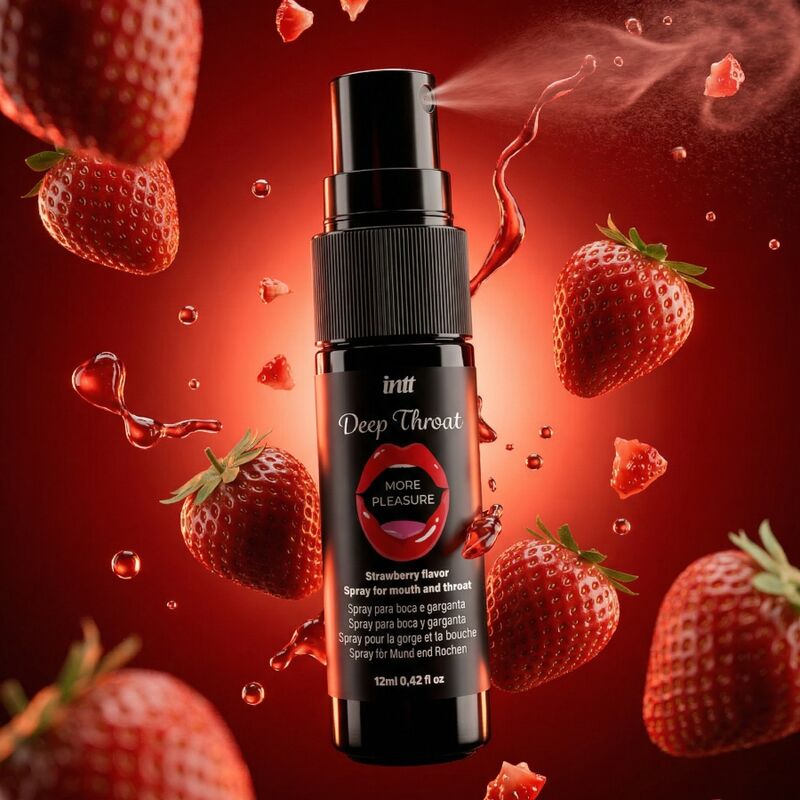 Spray Oral Gorge Profonde Effet Frais Saveur Fraise 12 ml - Intt