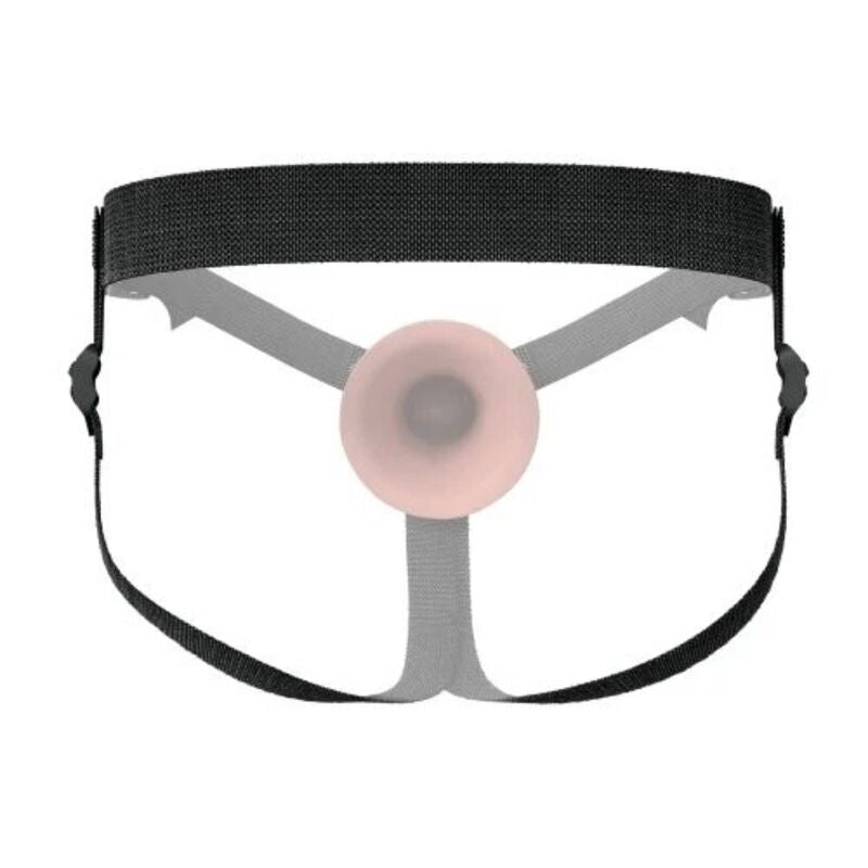 Schéma du harnais Elite Fantasy X-Tensions avec ceinture et sangles de cuisse réglables