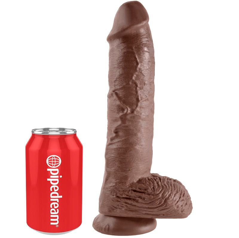 Gode Réaliste avec Testicules Ventouse 5 Tailles - King Cock