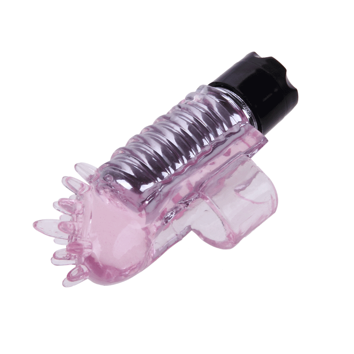 Vibromasseur Doigt Silicone Unité Amovible Piles Incluses - Baile
