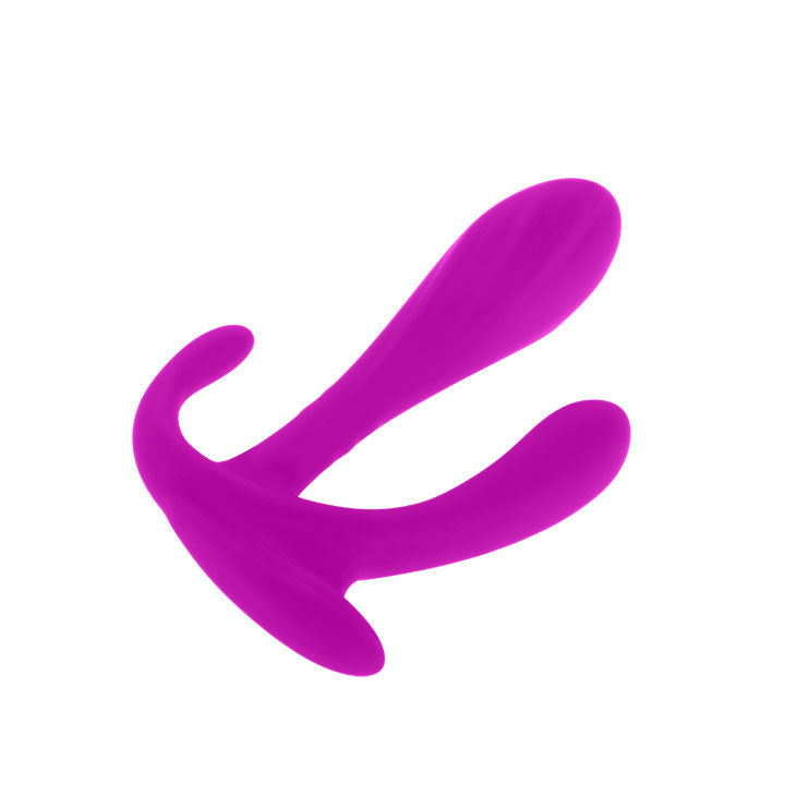 Vibromasseur Triple Stimulation Edgar Silicone Vaginal Anal Clitoris - Pretty Love