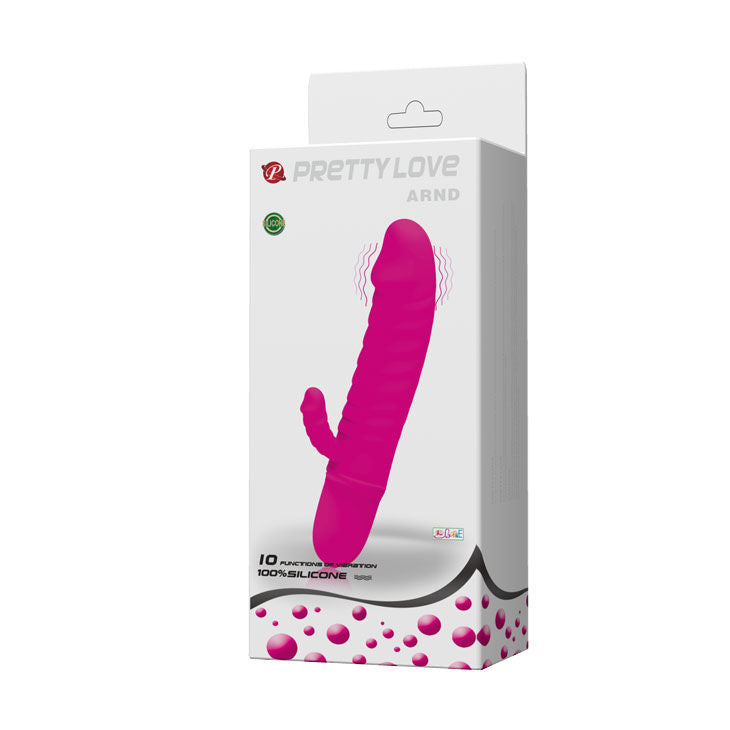 Vibromasseur Compact Arnd 10 Modes Silicone Lilas - Pretty Love