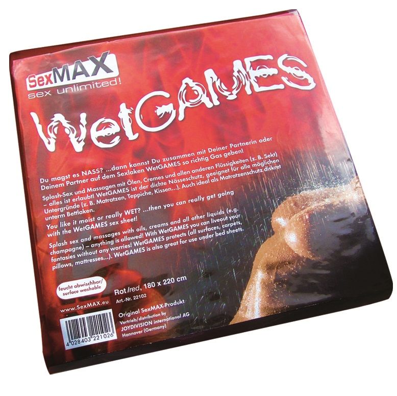 Drap Imperméable Sexmax Wetgames - Latex Lavable Résistant - Joydivision