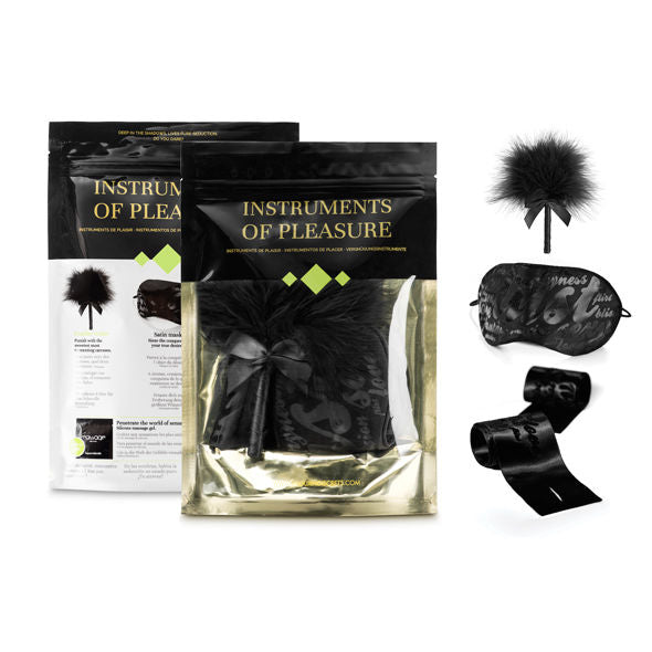 Kit BDSM Instruments de Plaisir - Satin et Vibrations - Bijoux Indiscrets