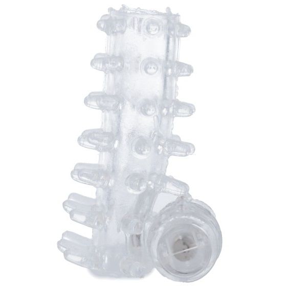 Gaine à Pénis Vibrante Texturée Silicone Souple - Casual Love