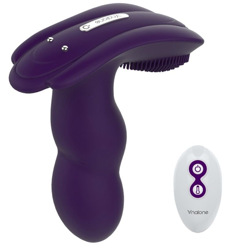 Stimulateur Télécommandé Loli 7 Vibrations 5 Impacts - Silicone - Nalone