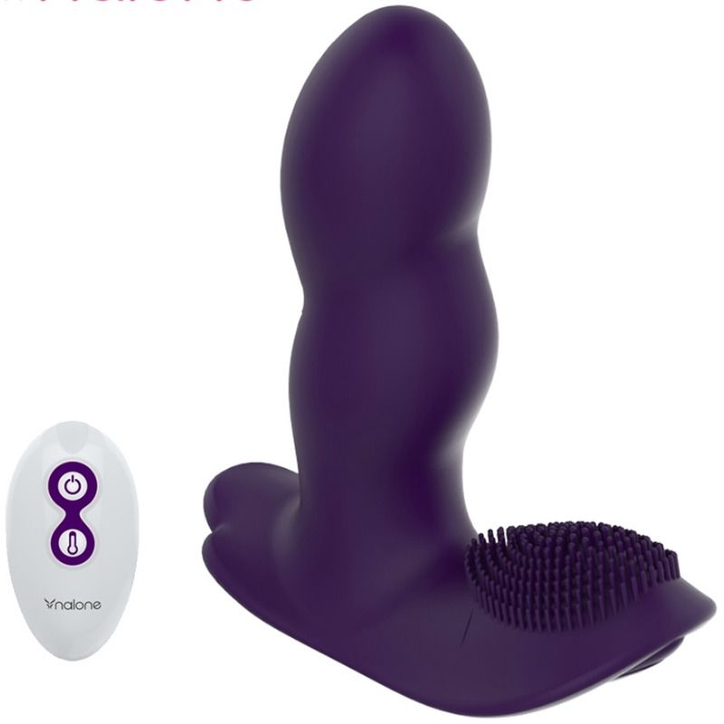 Stimulateur Télécommandé Loli 7 Vibrations 5 Impacts - Silicone - Nalone